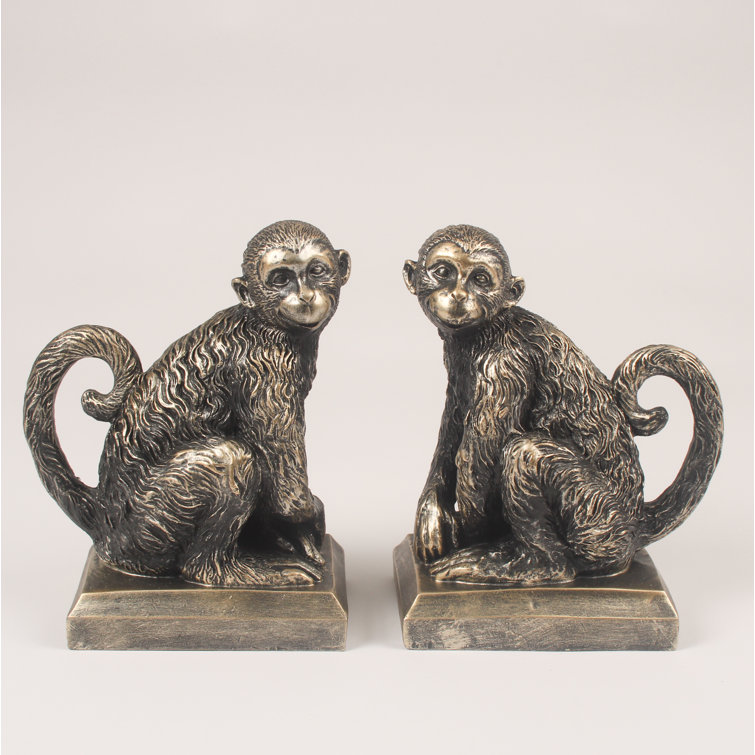 Latitude Vive Monkey Bookends Wayfair.co.uk